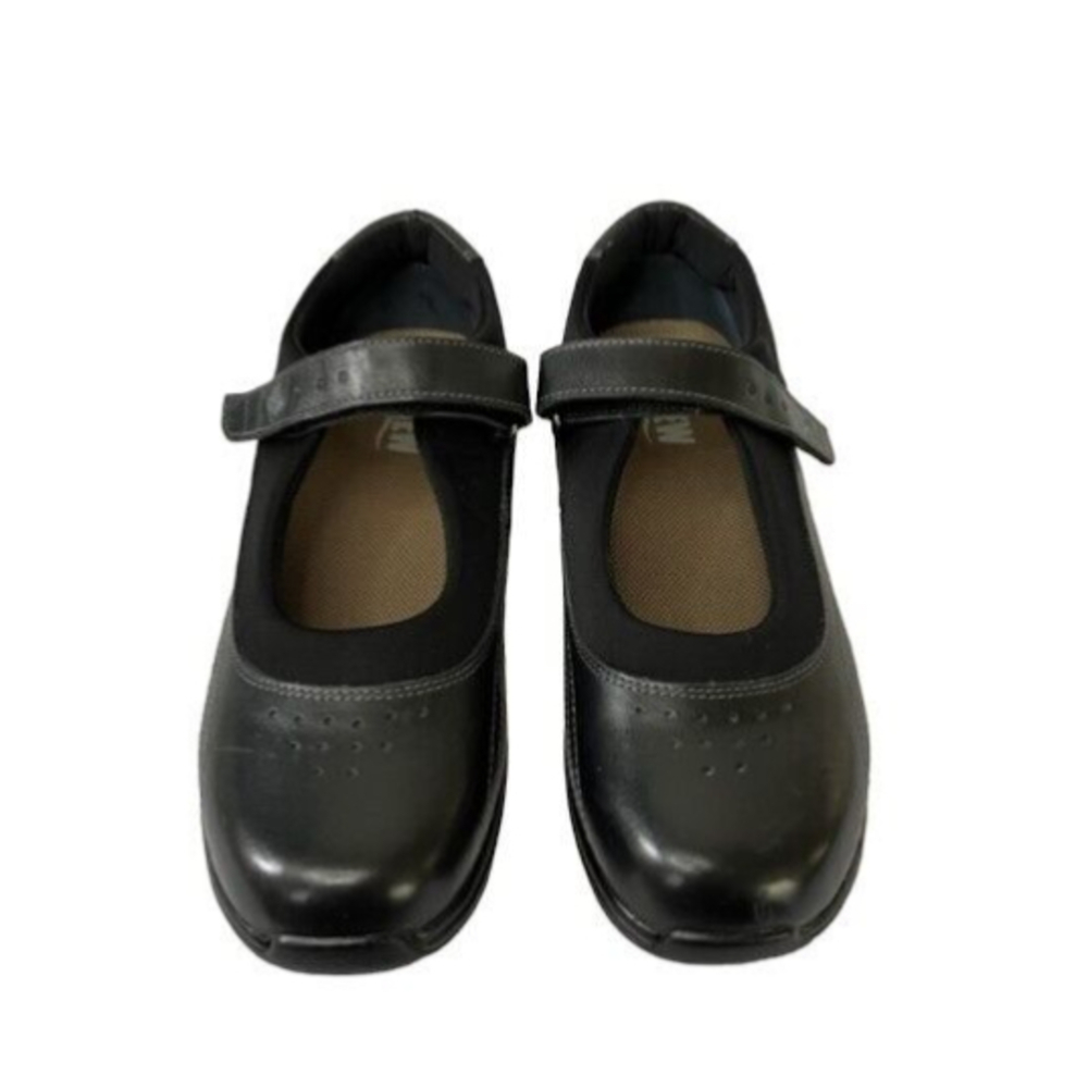 Drew Rose Black Leather Mary Jane Orthotic Comfort Shoes Size 8 - Picture 3 of 8